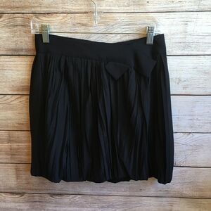 ‎ROBERT RODRIGUEZ PLEATED BALLOON SKIRT IN BLACK